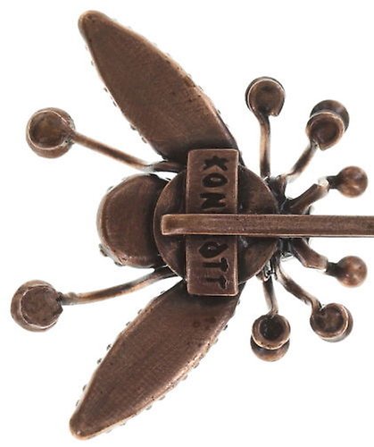 image for Hairpin Flower Zumzum dark rose/ brown  