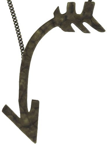 image for Necklace Pendant You Missed It Brass  