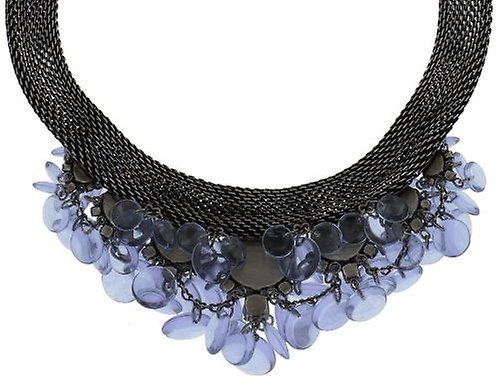 image for Necklace Choker-Collier Aquarell Lila  