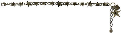 image for Bracelet Dancing Star Brown crystal metallic sunshine small, extra small