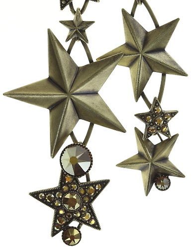 Bild für Halskette mit Anh&auml;nger Dancing Star Braun crystal metallic sunshine 