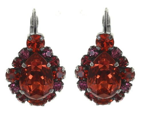image pour Boucles d'oreilles Eurowire Ballroom Rouge  