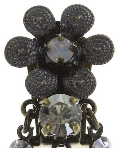 image pour Boucle d'oreille Clip pendante Chandelier Earrings Blanc  