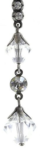 image for Earring Clip Dangling Chandelier Earrings White  