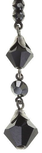 image pour Boucle d'oreille Clip pendante Chandelier Earrings Noir  