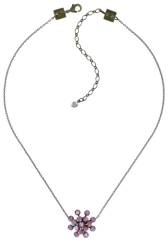 image for Necklace Pendant Magic Fireball Brown / Orange tangerine shimmer Classic Size (21mm Ø)