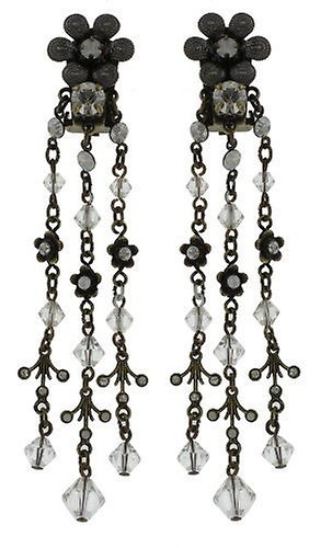 Bild für Ohrring Clip Chandelier Earrings Weiß  