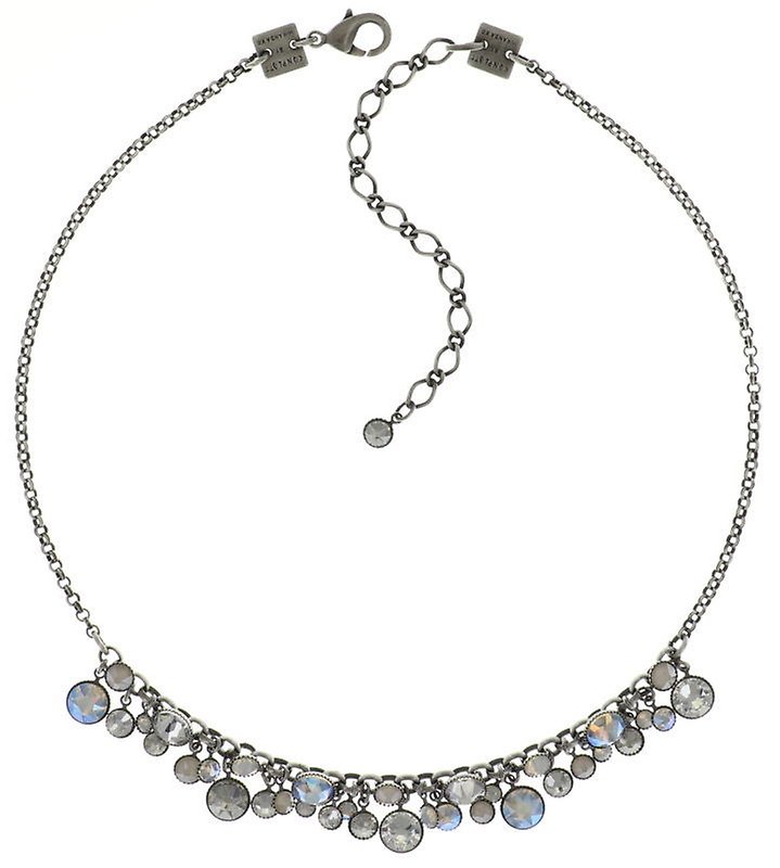 image for Necklace Waterfalls White / Grey  