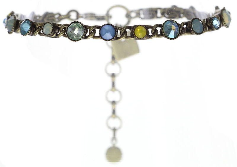 Bild für Armband Waterfalls Blau / Grün / Gelb  