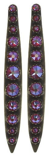 image for Earring Stud Global Glam De Luxe Red / Orange  size S