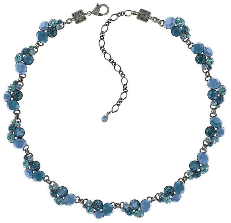 image for Necklace Collier Petit Glamour Blue  