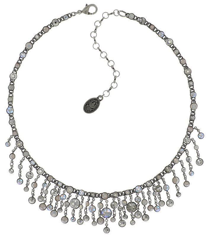 image for Necklace Waterfalls White / Grey  