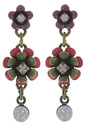 image for Earring Stud Dangling Mille Fleurs Multi  