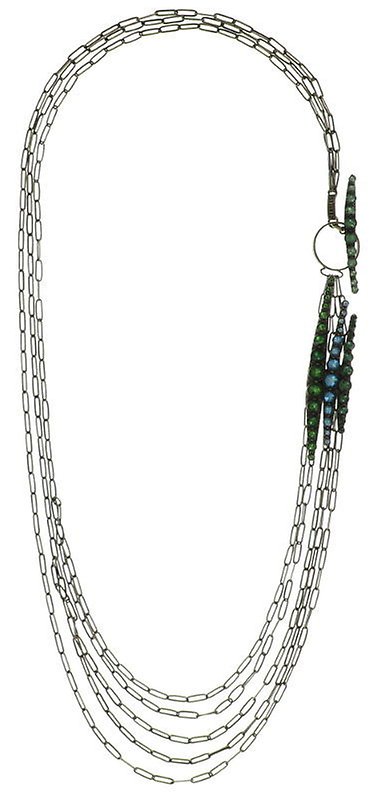 image pour Collier (long) Global Glam De Luxe Vert  
