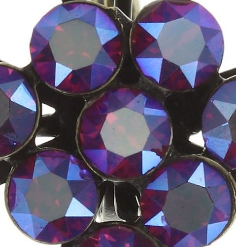 Bild für Ohrringe mit Brisur Magic Fireball Dunkelrosa fuchsia shimmer  Classic Size (21mm Ø)