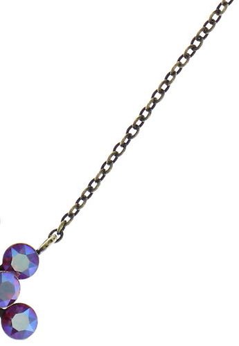 image pour Collier pendant Magic Fireball Rose Foncé fuchsia shimmer  Classic Size (21mm Ø)