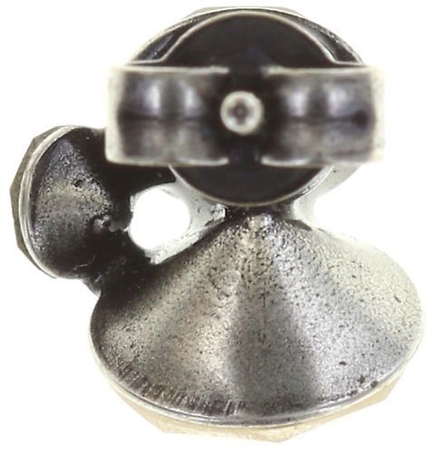 Bild für Ohrstecker Disco Star Weiß / Beige  