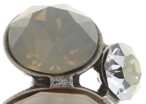 image for Earring Stud Disco Star White / Beige  