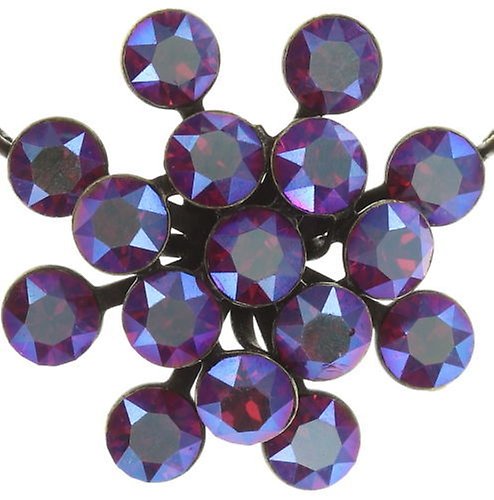 Bild für Halskette mit Anhänger Magic Fireball Dunkelrosa fuchsia shimmer  Classic Size (21mm Ø)