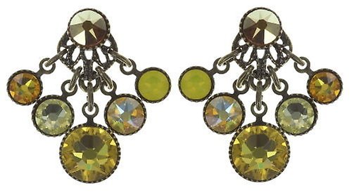 image pour Clou d'oreille pendant Waterfalls Jaune  