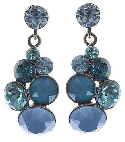 image for Earring Stud Dangling Petit Glamour Blue  
