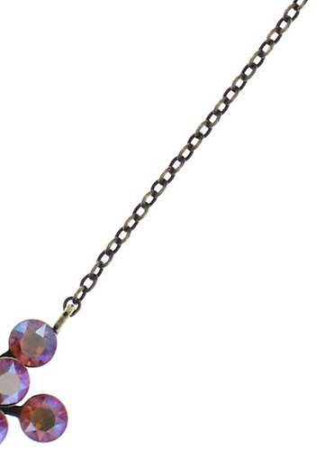 image for Necklace Pendant Magic Fireball Brown / Orange tangerine shimmer Classic Size (21mm Ø)