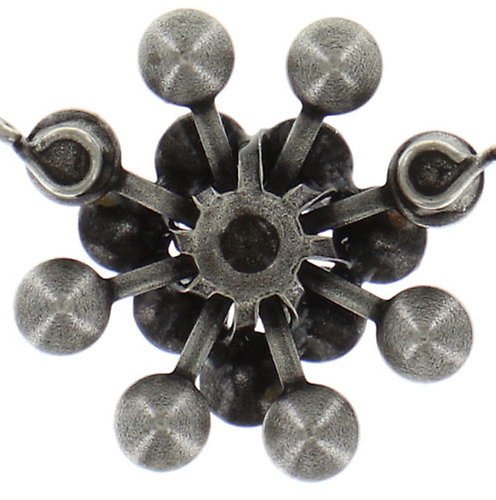 image for Necklace Pendant Magic Fireball Grey black diamond shimmer Classic Size (21mm Ø)