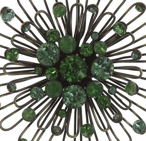 image pour Clou d'oreille pendant Distel Vert  large