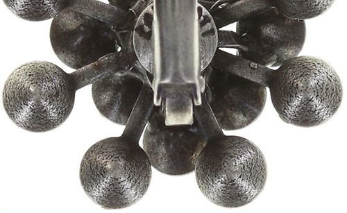 image pour Boucles d'oreilles Eurowire Magic Fireball Gris black diamond shimmer Classic Size (21mm Ø)