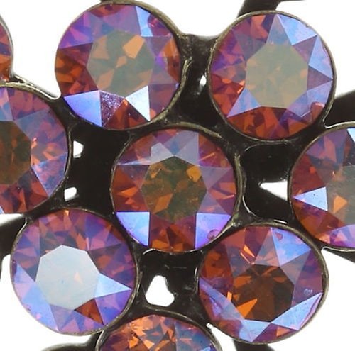 Bild für Ohrstecker Magic Fireball Braun / Orange tangerine shimmer Classic Size (21mm Ø)