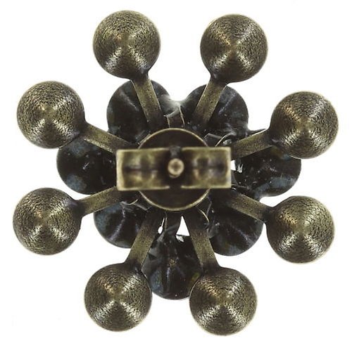 Bild für Ohrstecker Magic Fireball Braun / Orange tangerine shimmer Classic Size (21mm Ø)