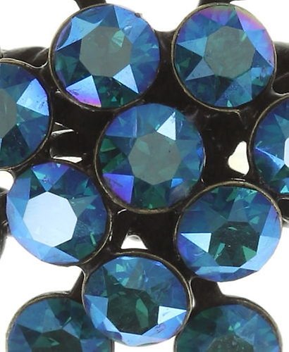 image pour Anneau Magic Fireball Bleu / Vert blue zircon shimmer Classic Size (21mm Ø)