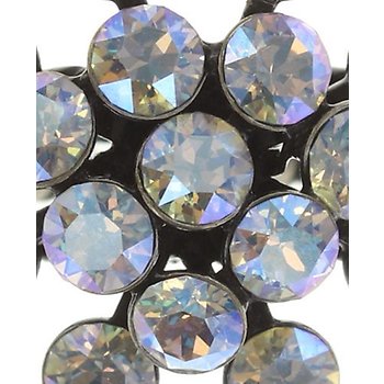 Bild für Ring Magic Fireball weiß / braun crystal shimmer  Classic Size (21mm Ø)
