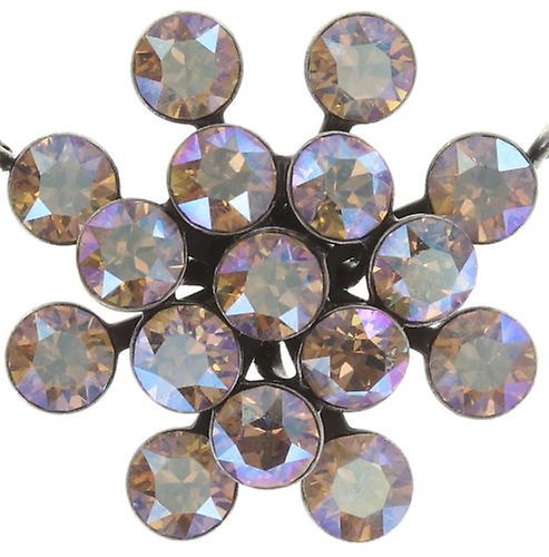 image for Necklace Pendant Magic Fireball Beige silk shimmer Classic Size (21mm Ø)