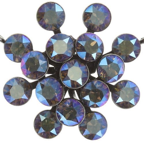 Bild für Halskette mit Anh&auml;nger Magic Fireball Grau black diamond shimmer Classic Size (21mm Ø)