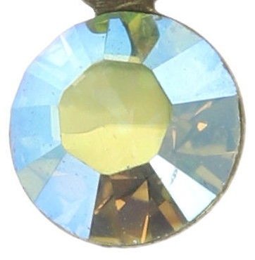 image for Necklace Pendant Magic Fireball Yellow / Green peridot shimmer Classic Size (21mm Ø)