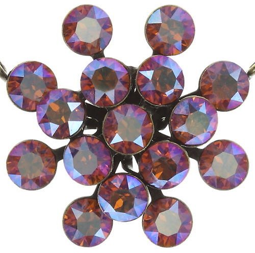 image for Necklace Pendant Magic Fireball Brown / Orange tangerine shimmer Classic Size (21mm Ø)