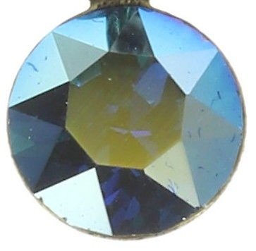 Bild für Halskette mit Anh&auml;nger Magic Fireball Blau / Grün blue zircon shimmer Classic Size (21mm Ø)