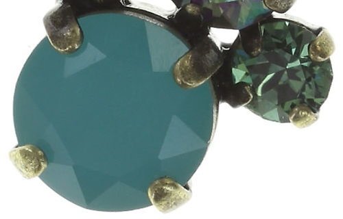 image for Earring Stud Ballroom Green / Lila  