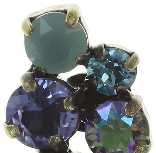 image pour Clou d'oreille Ballroom Vert / Lila  