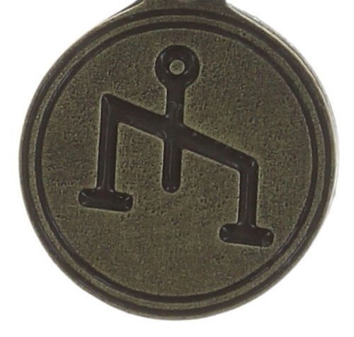 Bild für Charm Zodiac Messing / Silber  size XS