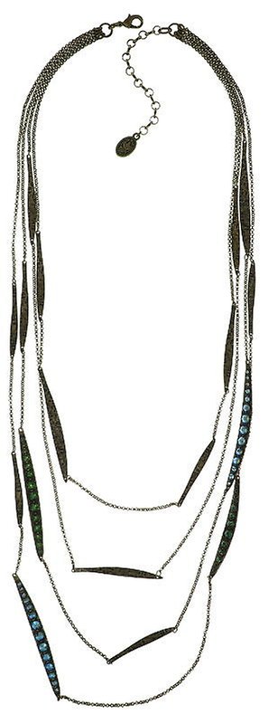 image for Necklace (Long) Global Glam De Luxe Green  