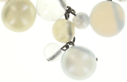 Bild für Ohrring Clip Caviar de Luxe Weiß  10 mm