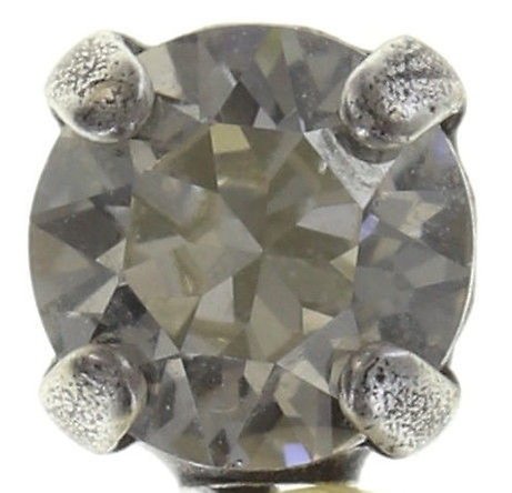 image for Earring Stud Dangling Caviar de Luxe White  