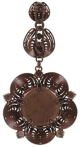 image for Earring Stud Dangling Water Blossom Blue / Green  size M