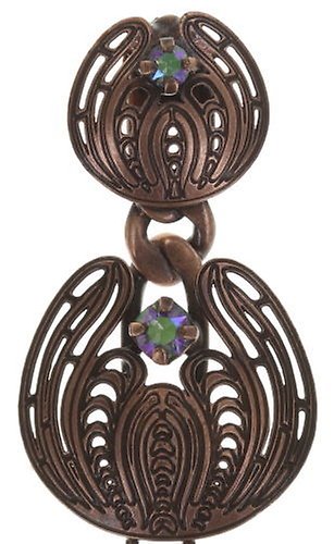 image pour Clou d'oreille pendant Water Blossom Bleu / Vert  size M