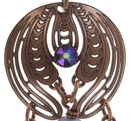 image pour Clou d'oreille pendant Water Blossom Bleu / Vert  