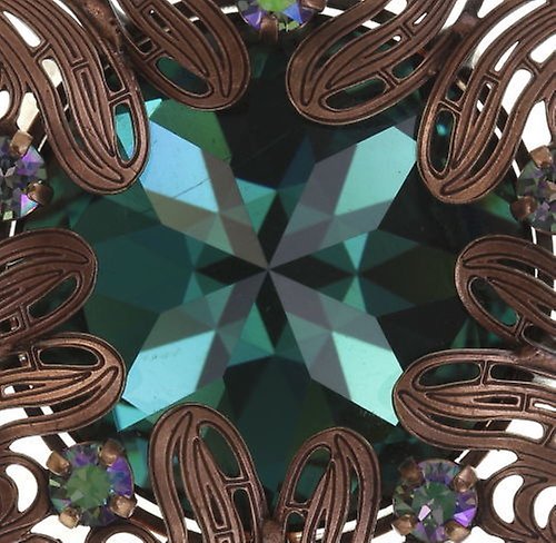 Bild für Ring Water Blossom Blau / Grün  Größe L