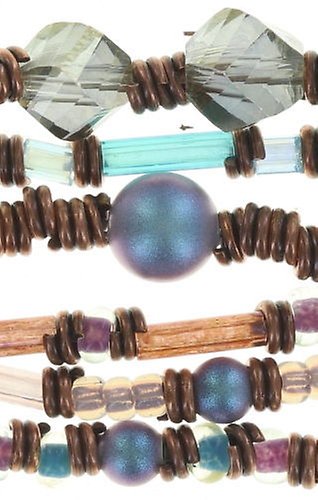 image for Bracelet Elastic Water Blossom Blue / Green  