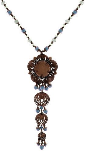 image pour Collier pendant Water Blossom Bleu / Vert  size M